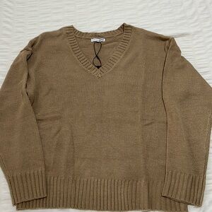 NWT Fashion Nova Taupe Sweater XS